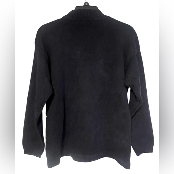 Pantger Vintage Ugly Christmas 80s Bells, Bows, & Stars Holiday Sweater size P - Picture 3 of 13